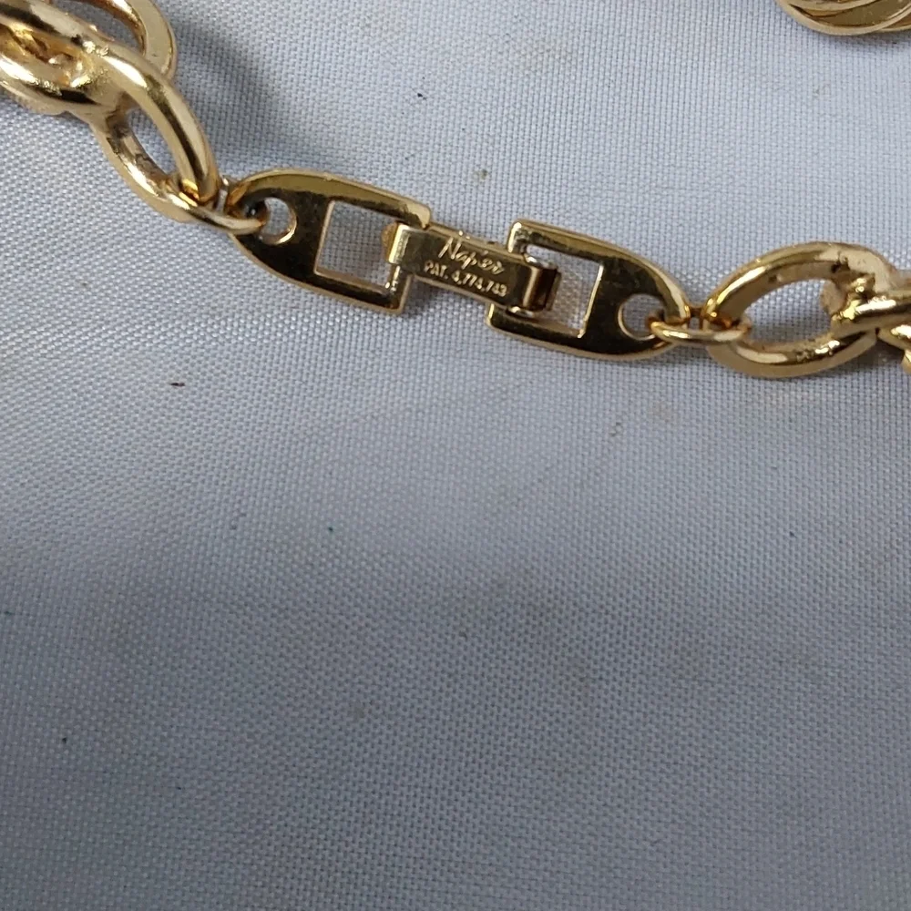 NAPIER‎ PAT 4.774.749 CODED GOLD UNISEX BRACELET
